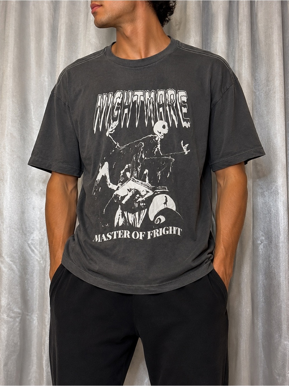 Disney Nightmare Before Christmas Shirt 2XL Jack Skellington Master Fright Tee